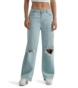 Women's blue loose-fitting...