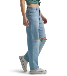 Women's light blue high...